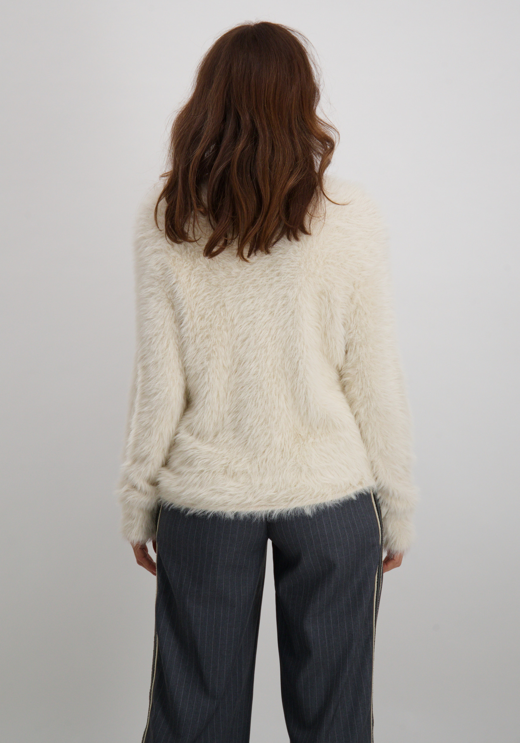 VERO MODA Vest Fluffy 10337471 Ecru