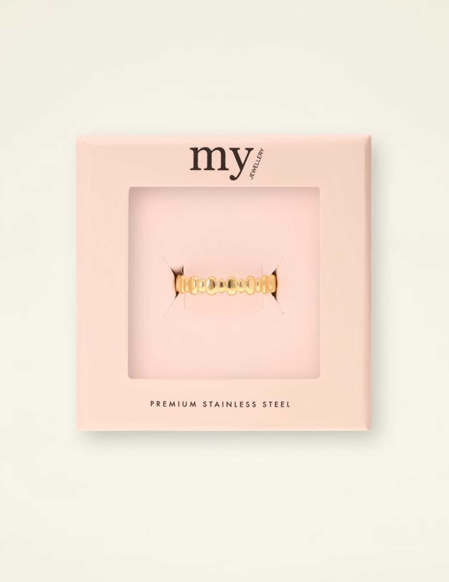 My Jewellery Ring irregular MJ09061 Goud