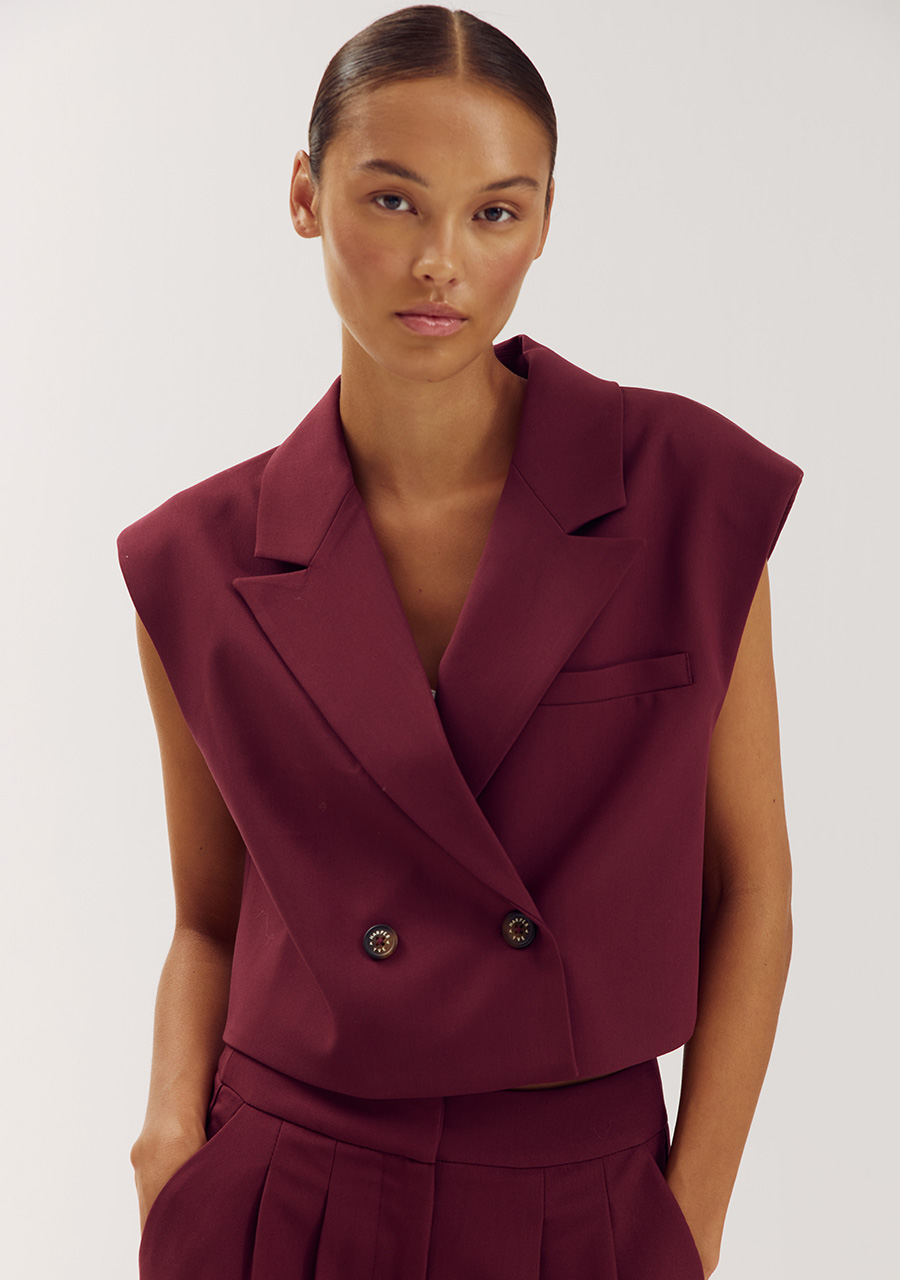 Harper & Yve Gilet Esmee AW6N206 Bordeaux