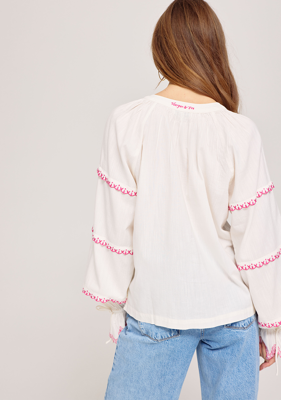 Harper & Yve Blouse Hady SS25C606 Ecru