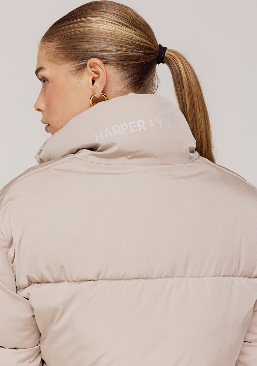 Harper & Yve Winterjas Marly AW25N226 Licht grijs