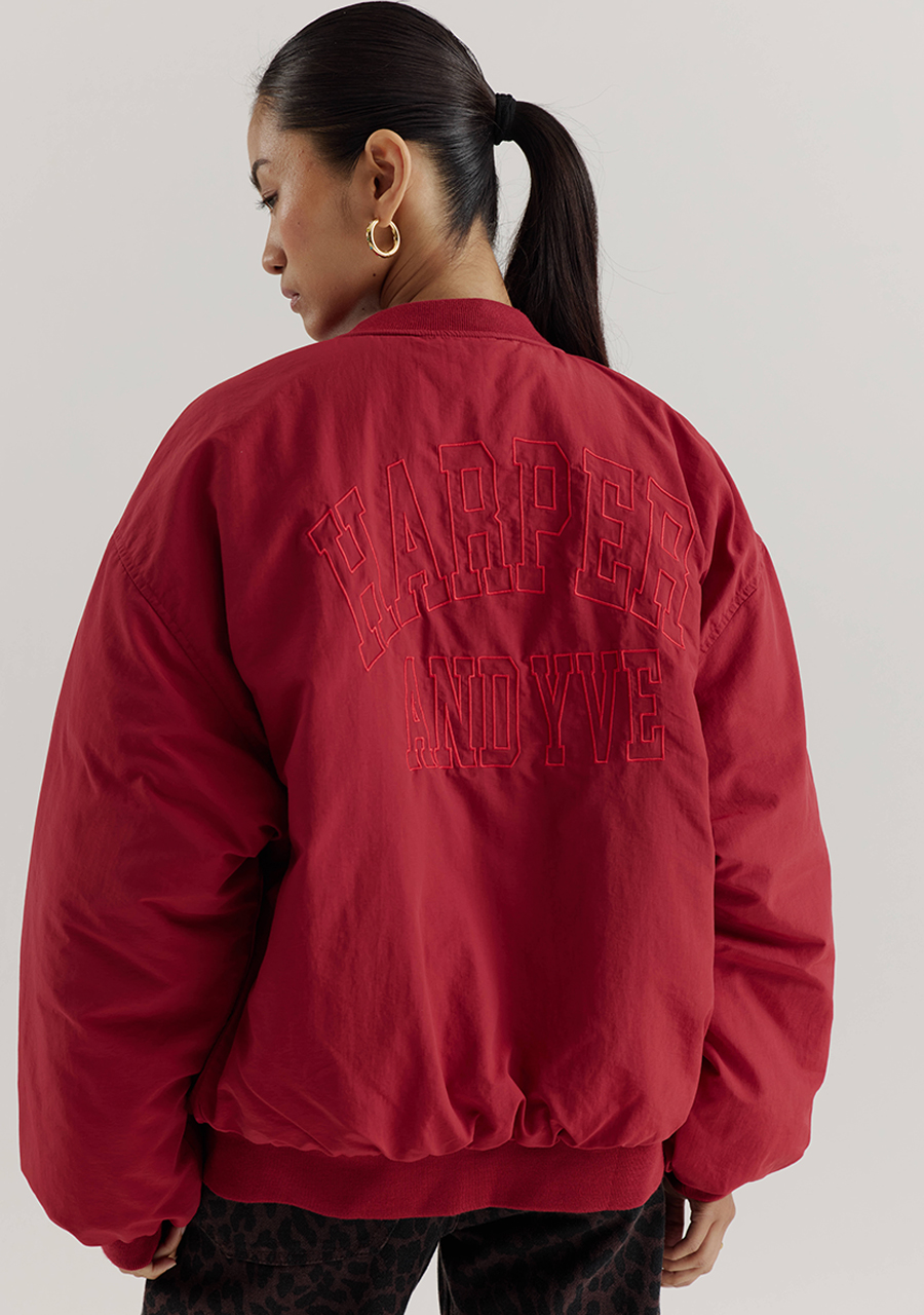 Harper & Yve Bomberjack Nora AW25N222 Rood