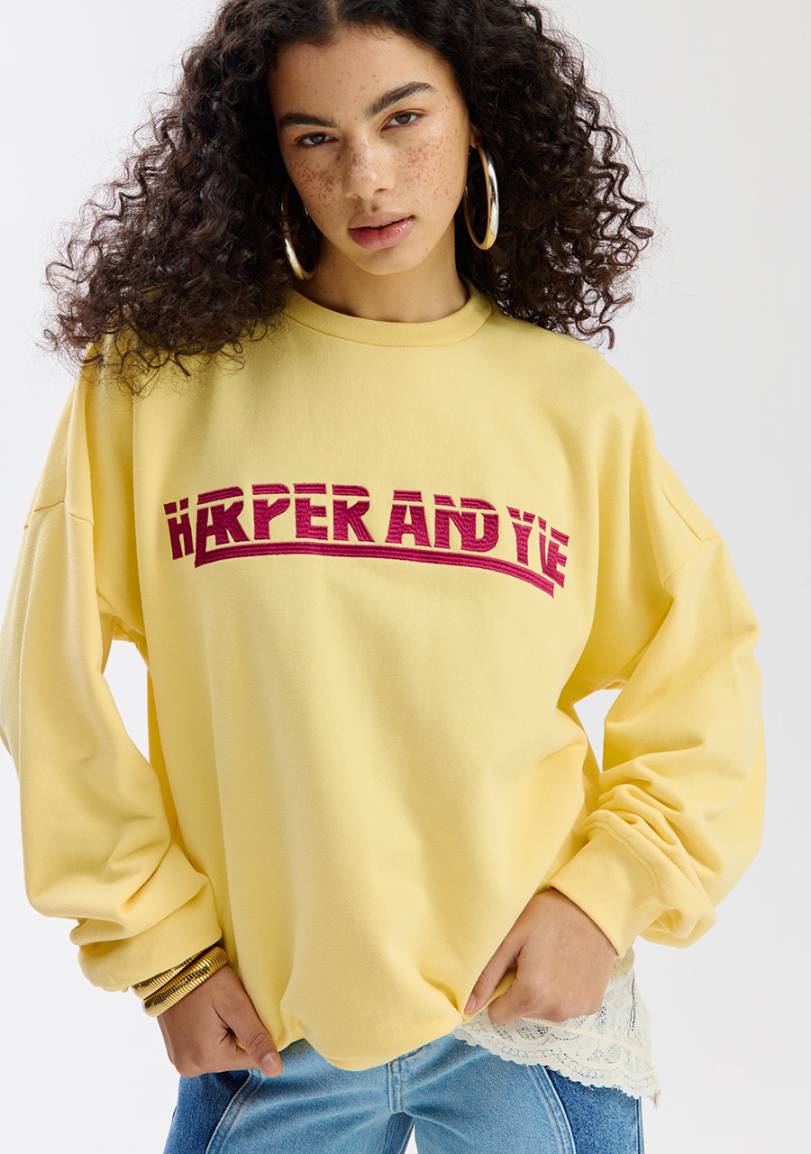 Harper & Yve Sweater Lex SS6Y503 Licht geel
