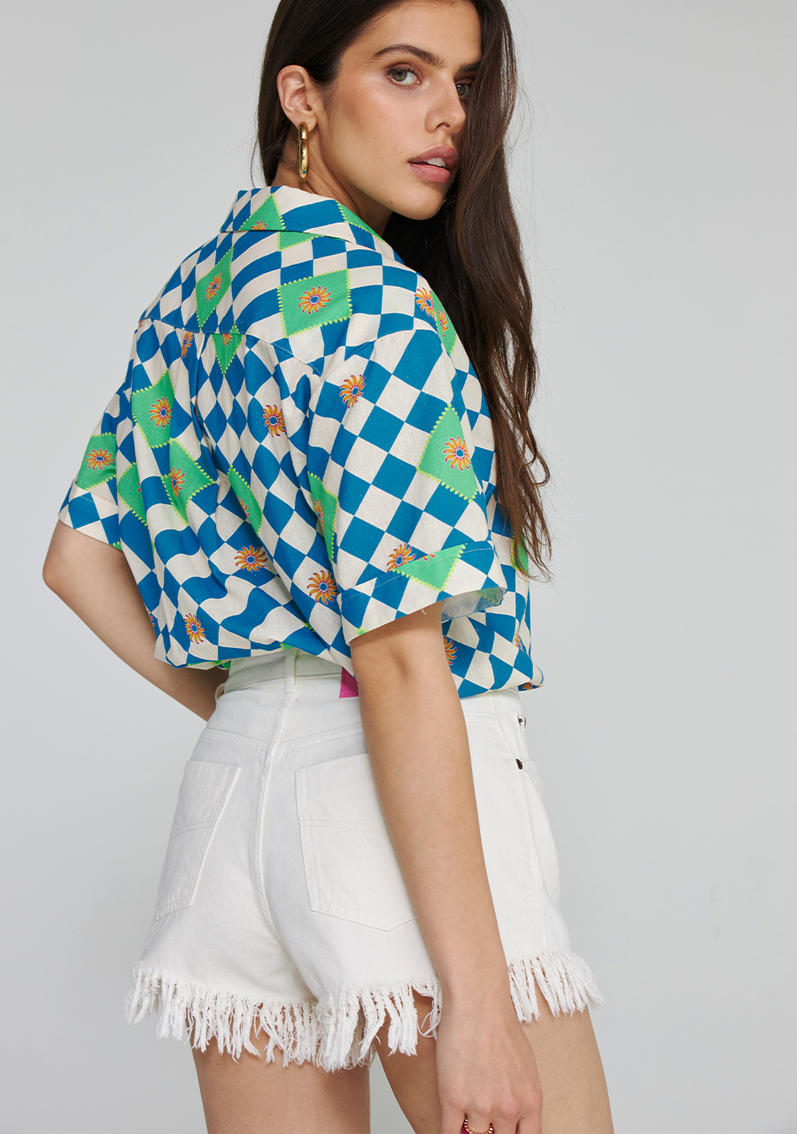 Harper & Yve Short Mara HS24D100 Wolwit-ecru