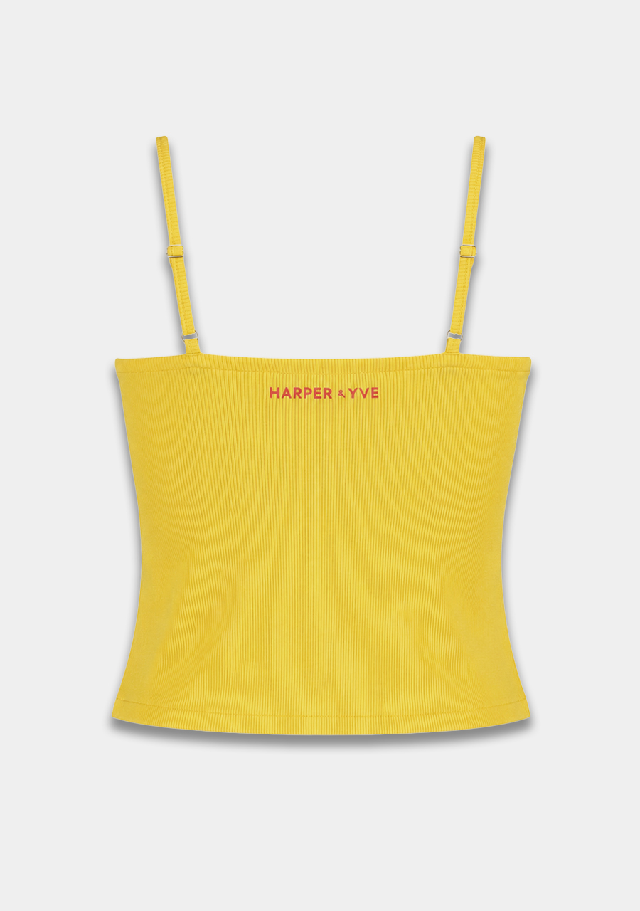 Harper & Yve Top Lucky AWT6Y400 Geel