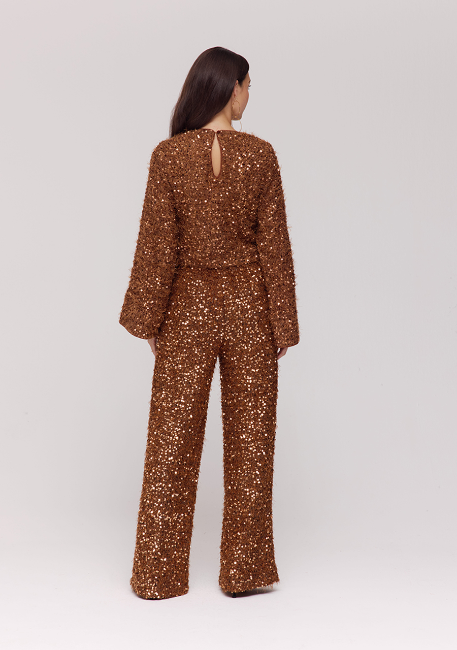 Harper & Yve Top Cath DW25P620 Bruin