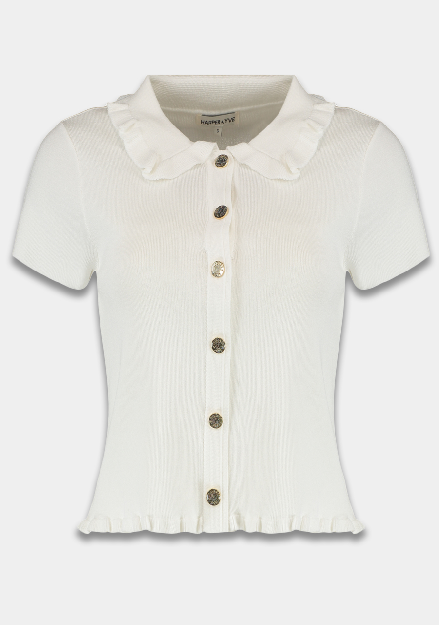 Harper & Yve Top Semmy SS25P401 Ecru