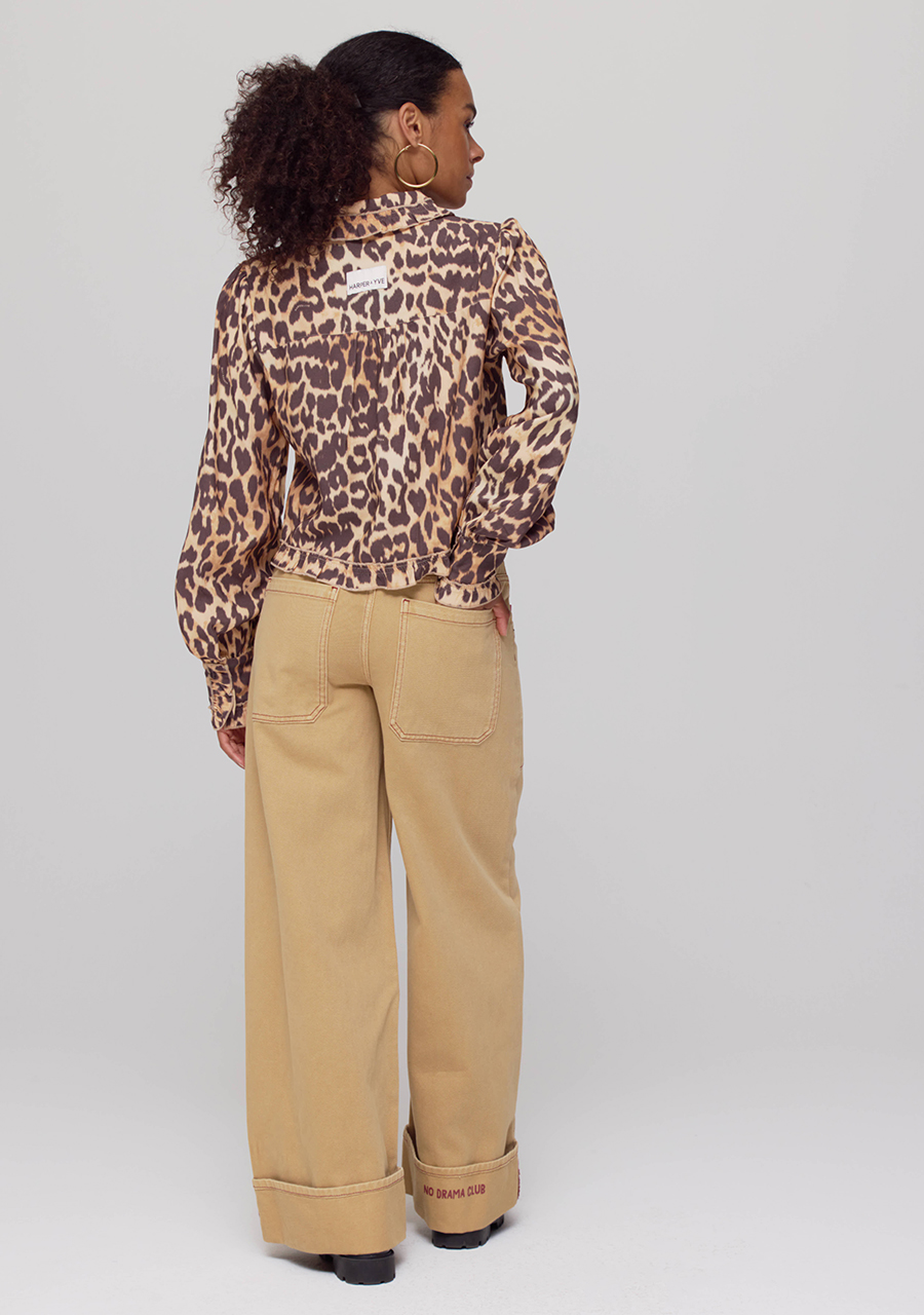 Harper & Yve Blouse Ellie AW25P609 Bruin