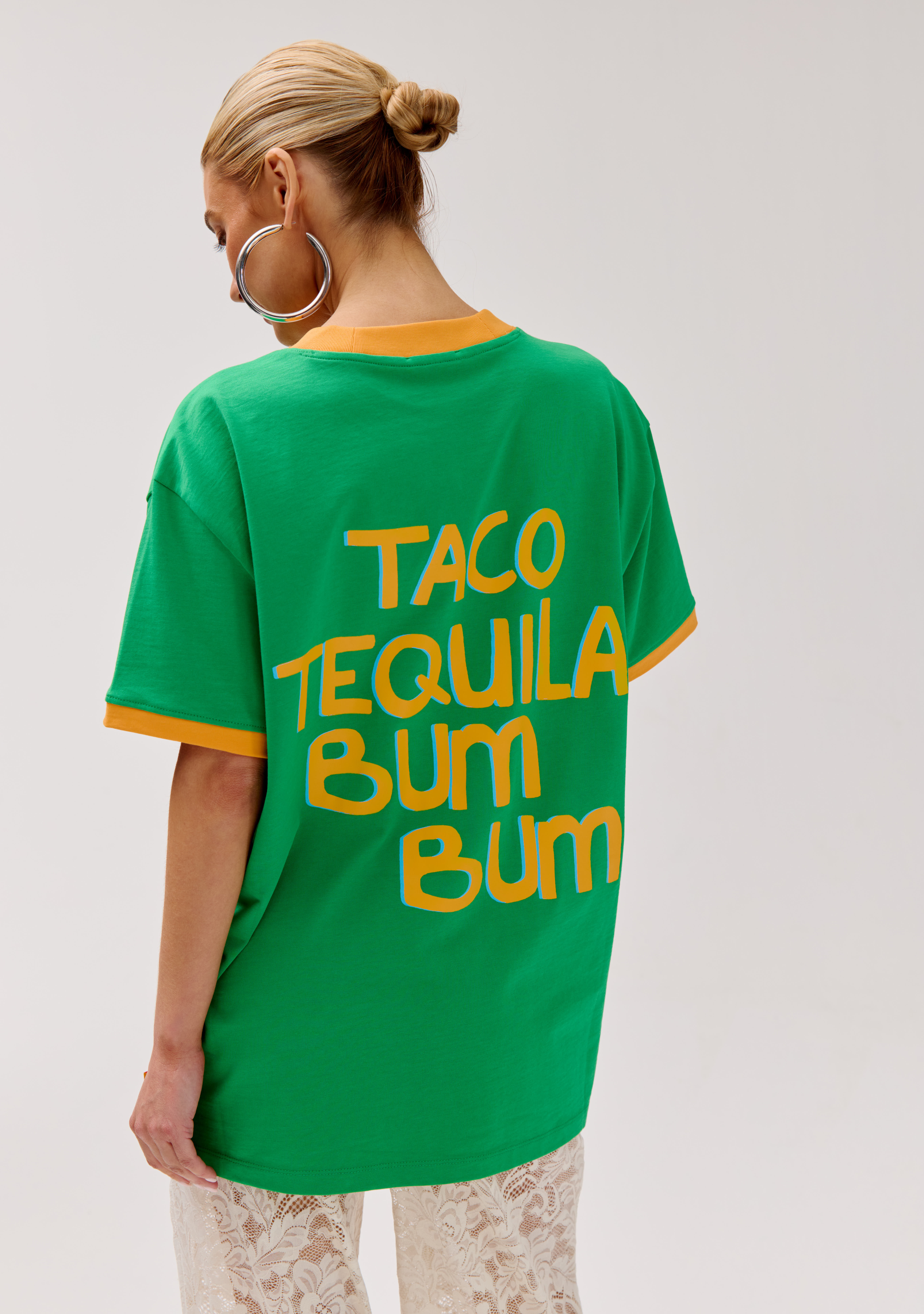 Harper & Yve T-shirt Bum Bum HS6Y300 Groen