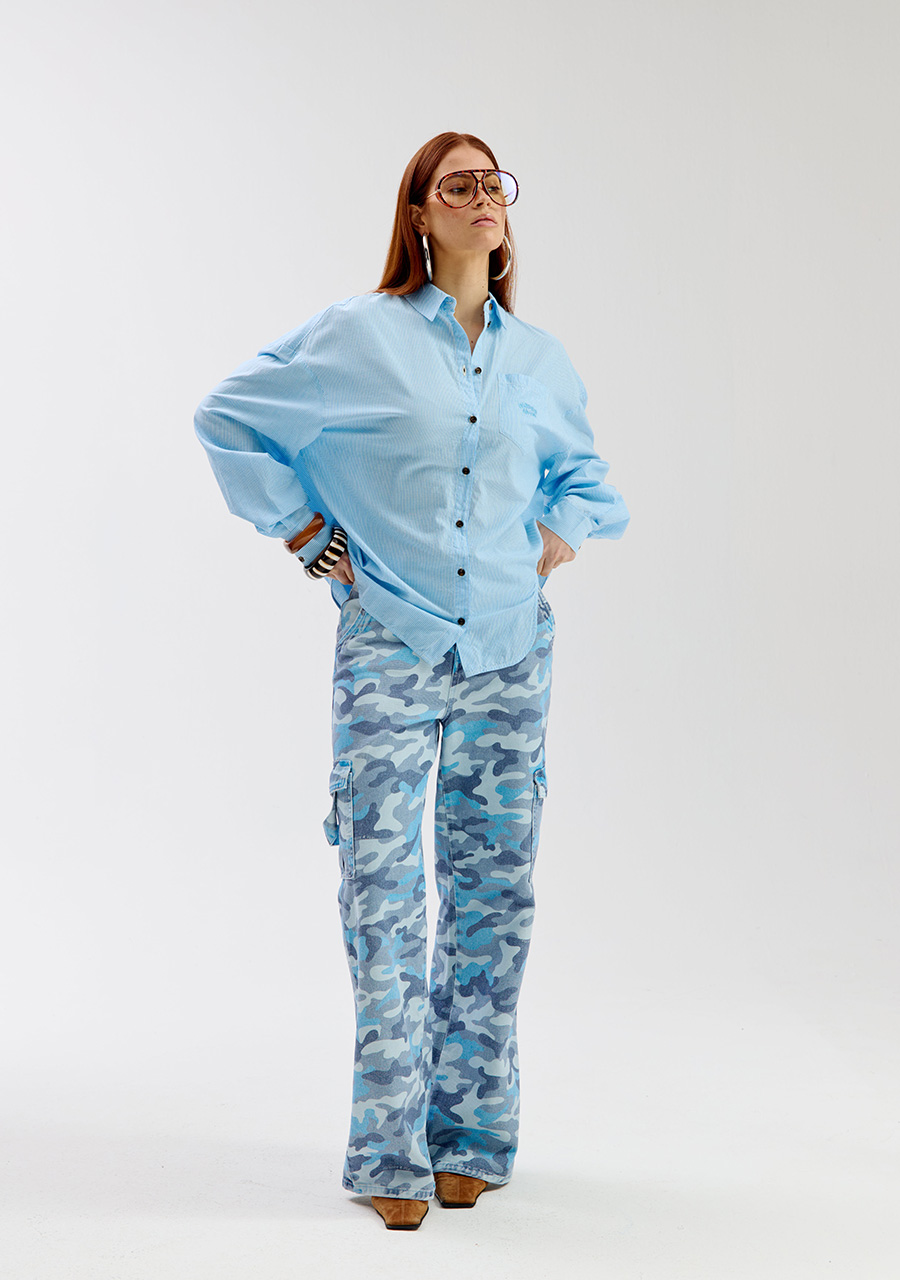 Harper & Yve Blouse Melina SS6C600 Licht blauw