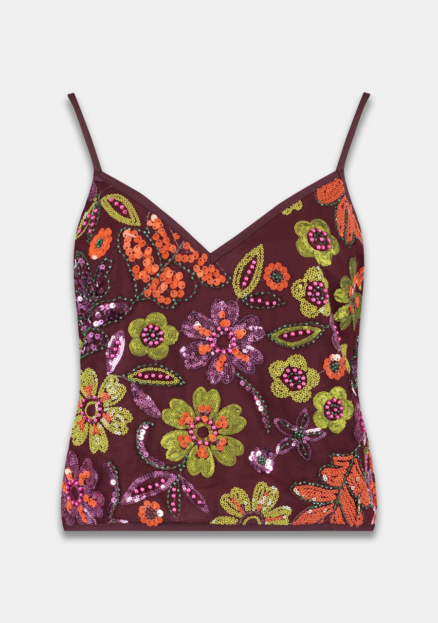 Harper & Yve Top Romy HS25P407 Bordeaux