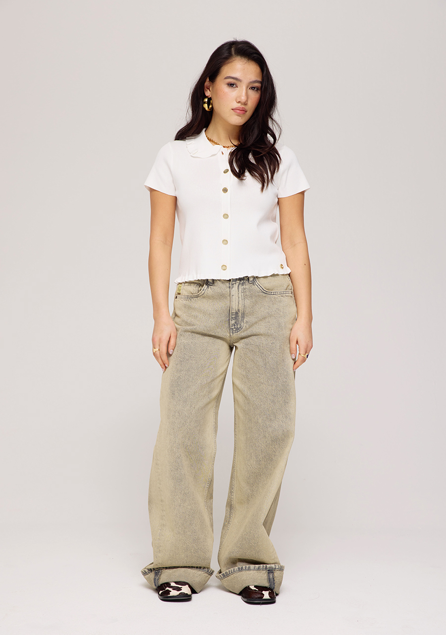 Harper & Yve Top Semmy SS25P401 Ecru