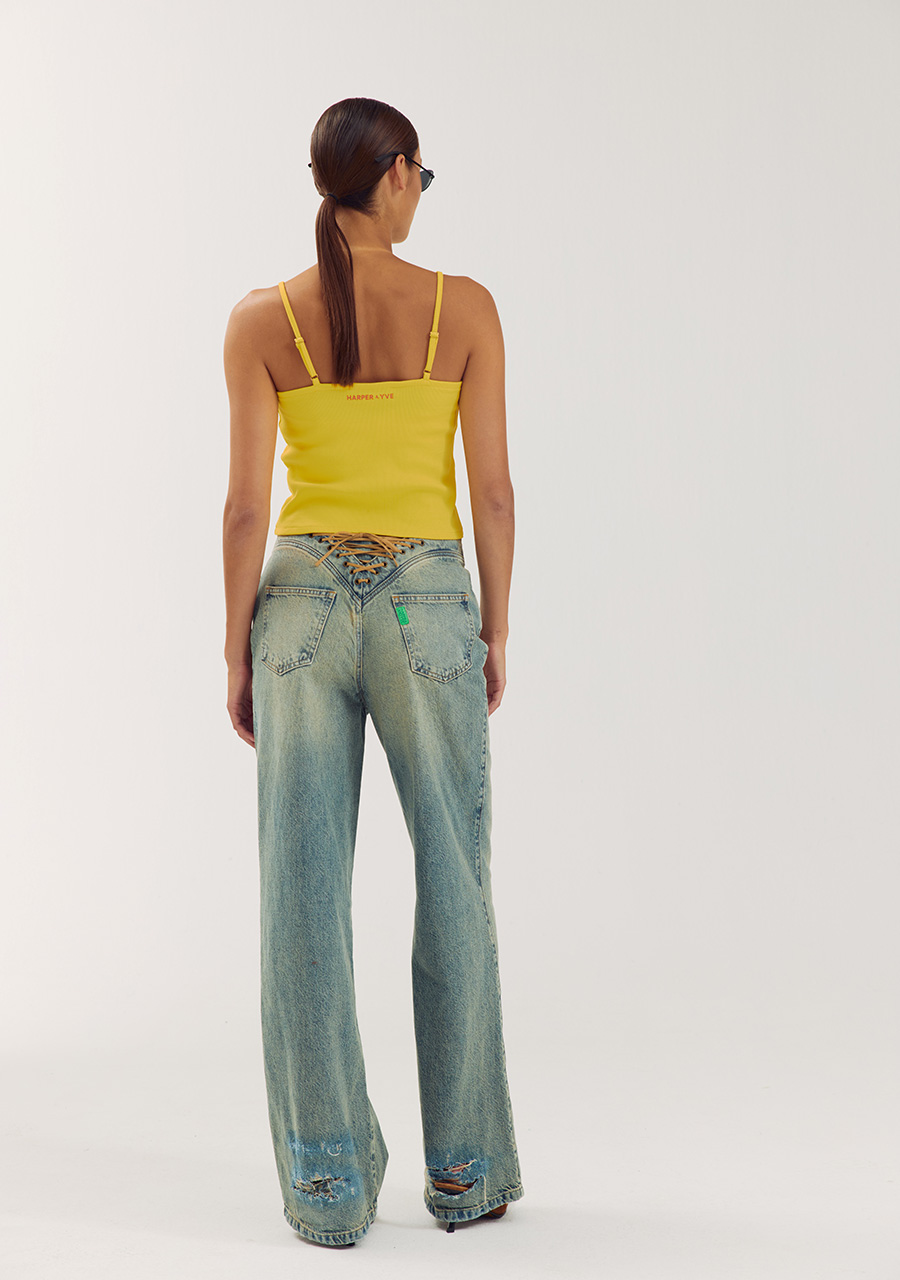 Harper & Yve Jeans Lucky Yve AWT6D100 Jeans blauw