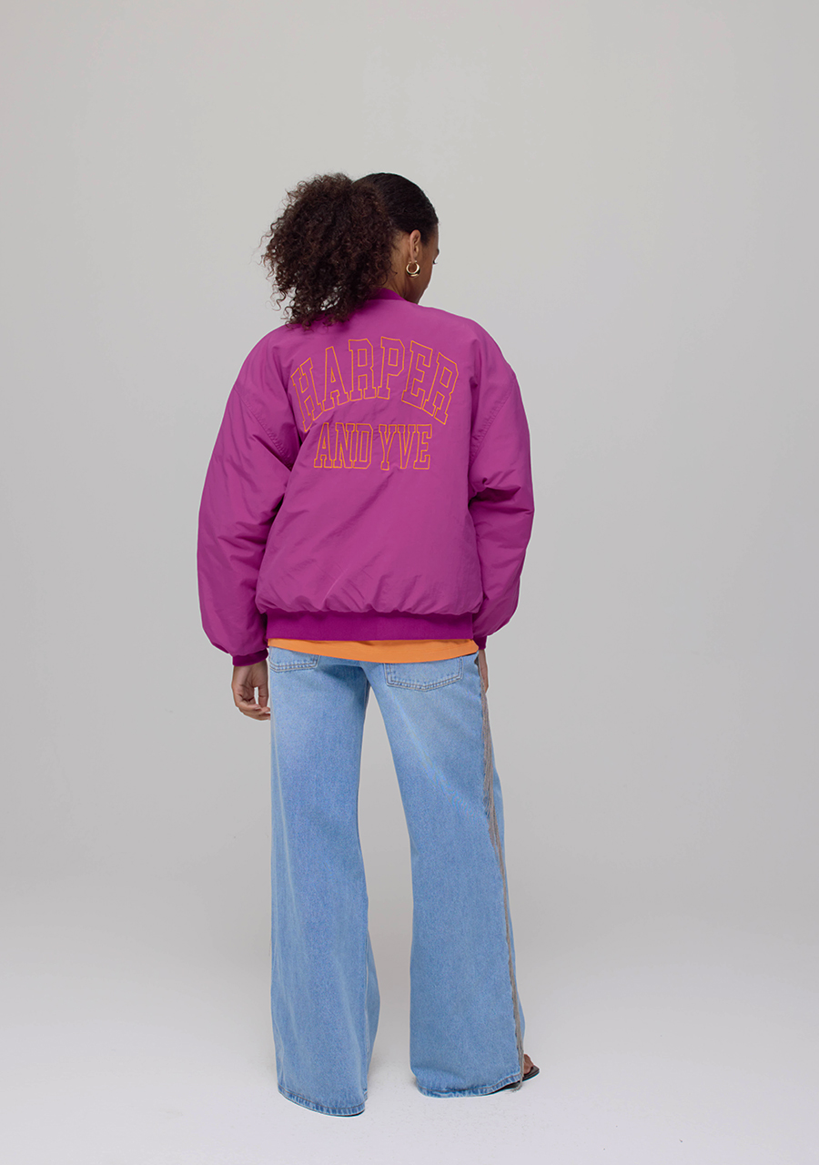 Harper & Yve Bomberjack Nora AW25N222 Donker rose