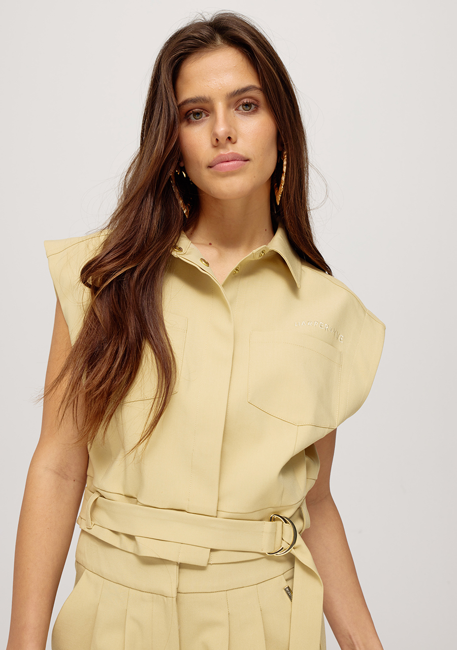 Harper & Yve Gilet Katie SS25N204 Beige