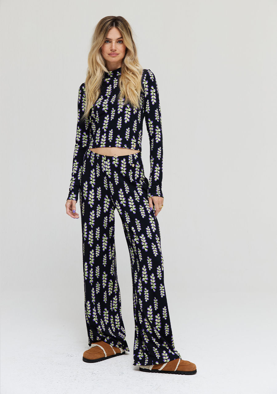 Harper & Yve Top Jeff AW24T502 Paars