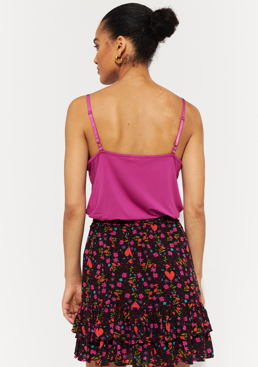 Harper & Yve Kanten top Yve FW23P400 Paars