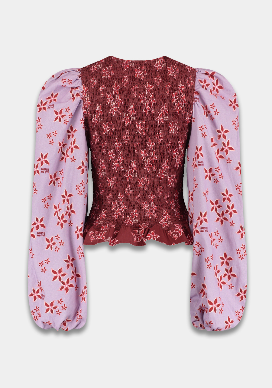 Harper & Yve Blouse Elin AW25C605 Bordeaux