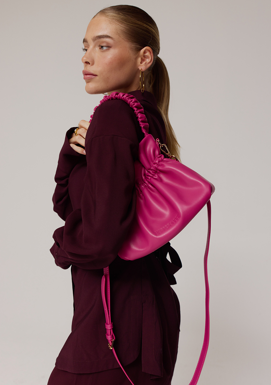 Harper & Yve Tas Raye AW25PXACC01 Donker rose