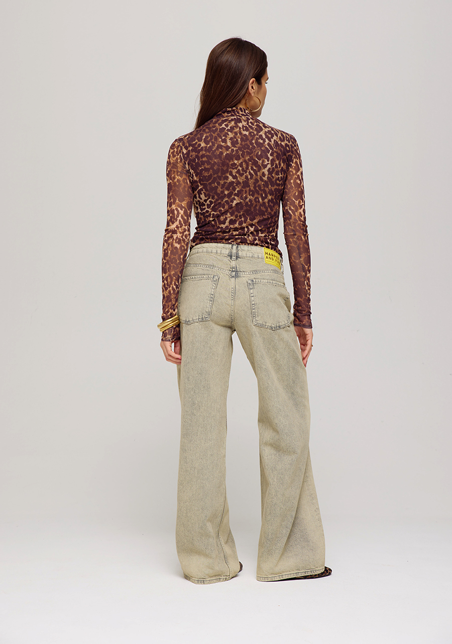 Harper & Yve Jeans Mayra SS25Z101 Beige