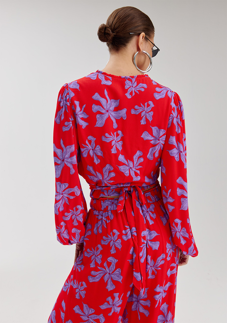 Harper & Yve Blouse Flora SS6P609 Rood