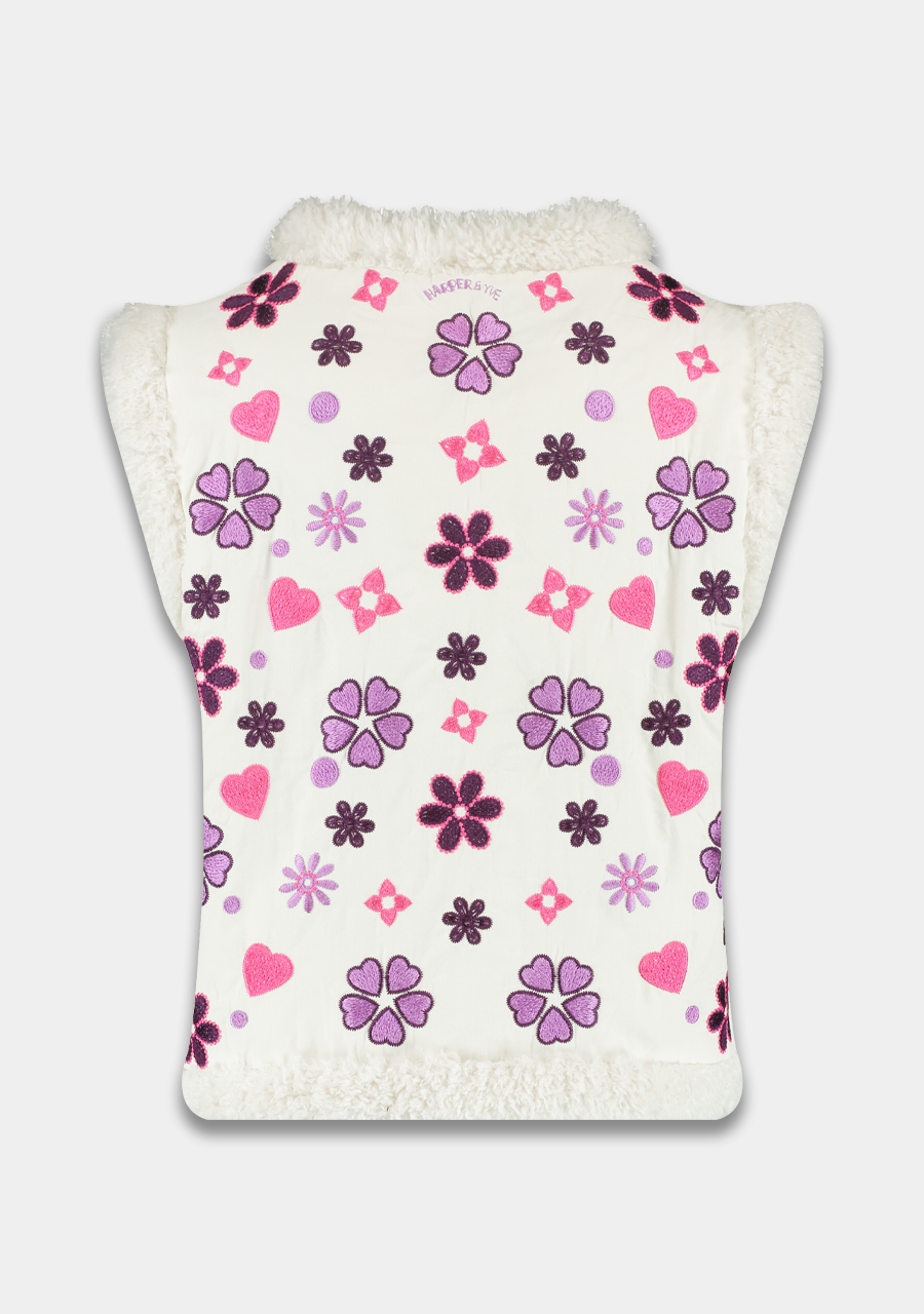 Harper & Yve Gilet River AW24P203 Wolwit-ecru Harper & Yve Gilet River AW24P203 Wolwit-ecru
