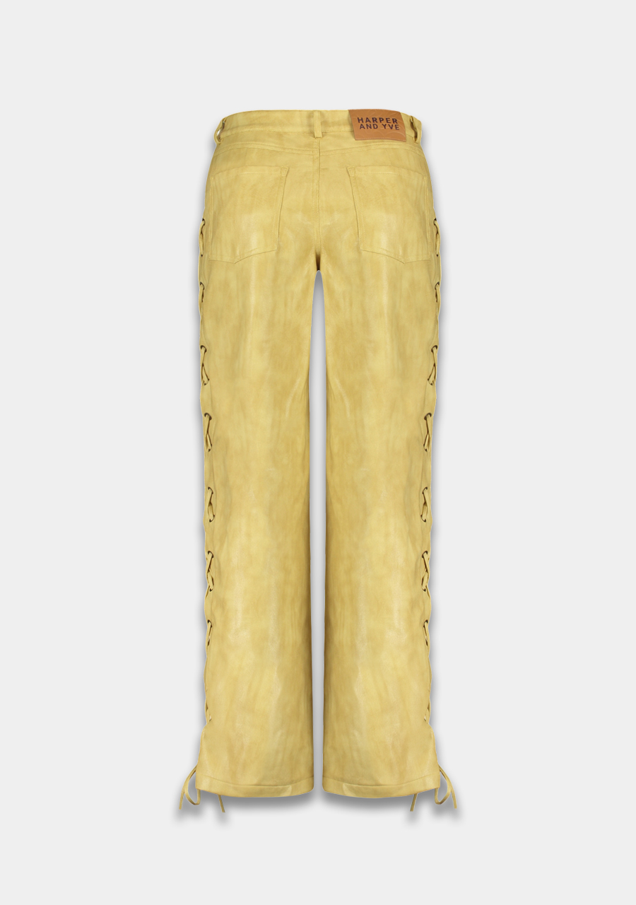 Harper & Yve Broek Sally DW25P111 Geel