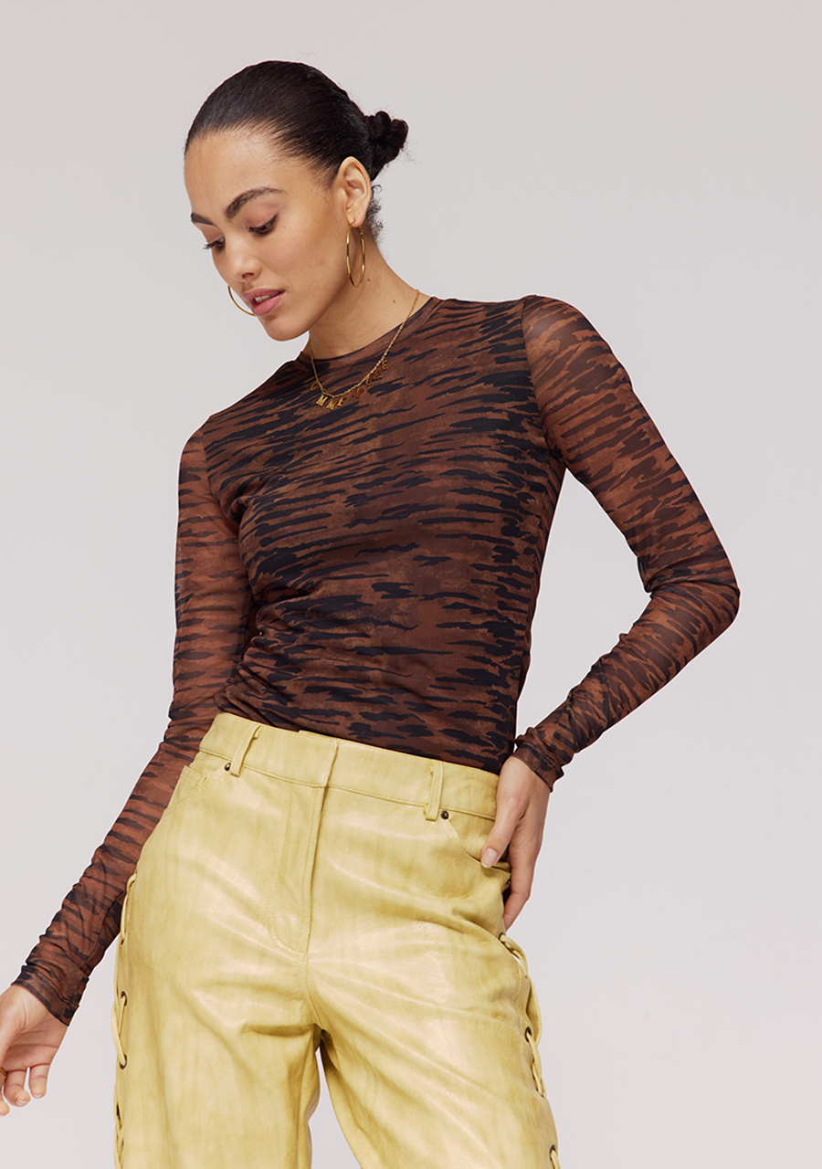 Harper & Yve Broek Sally DW25P111 Geel