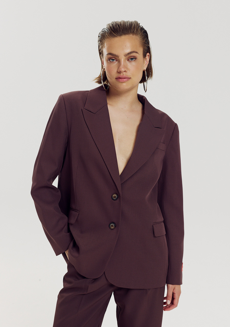 Harper & Yve Blazer Anna  AW6N211 Donker Paars