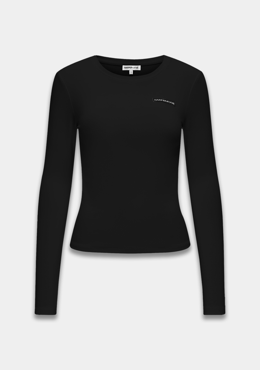 Harper & Yve Shirt Lolita AW25P501 Zwart