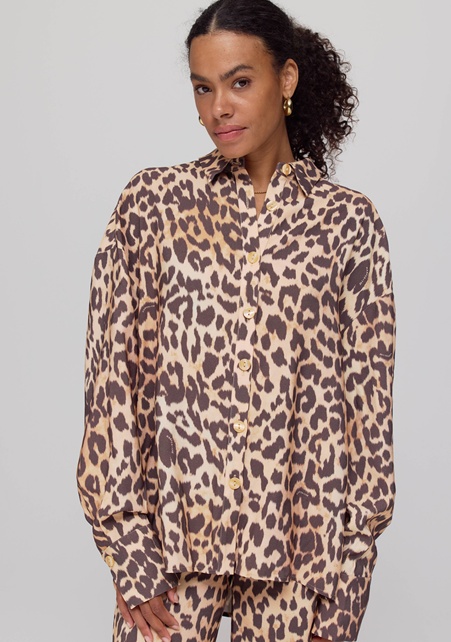 Harper & Yve Blouse Yelena AW25P610 Bruin