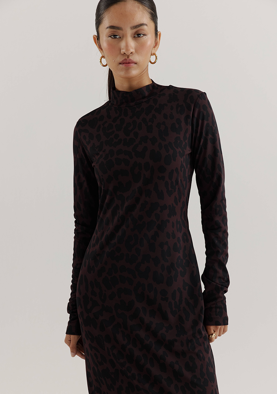 Harper & Yve Jurk Jessie AW25T905 Donker bruin