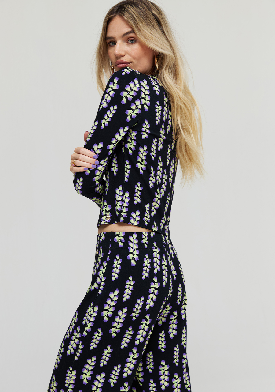 Harper & Yve Top Jeff AW24T502 Paars