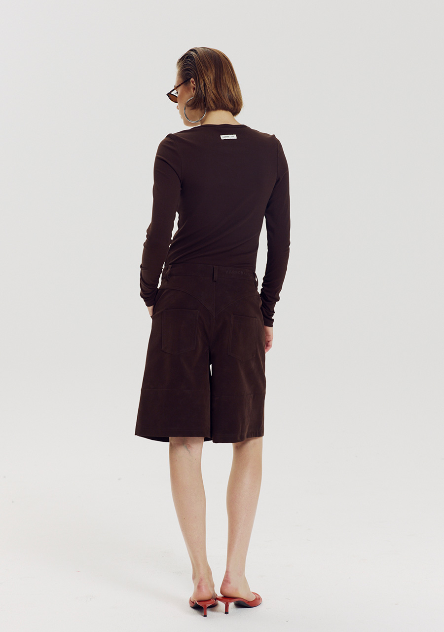 Harper & Yve Top Jason AW6P620 Donker bruin