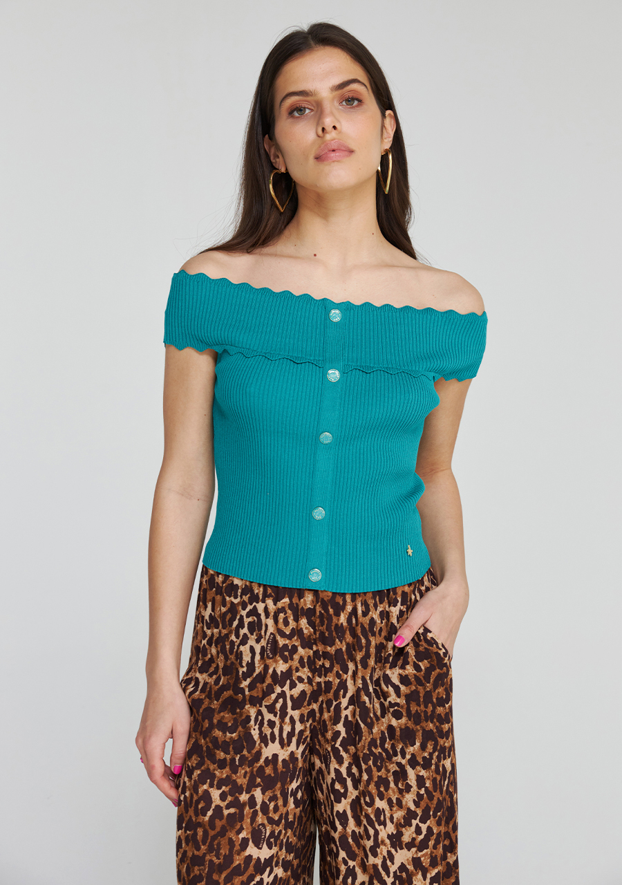 Harper & Yve Top Maddie HS24P431 Blauw