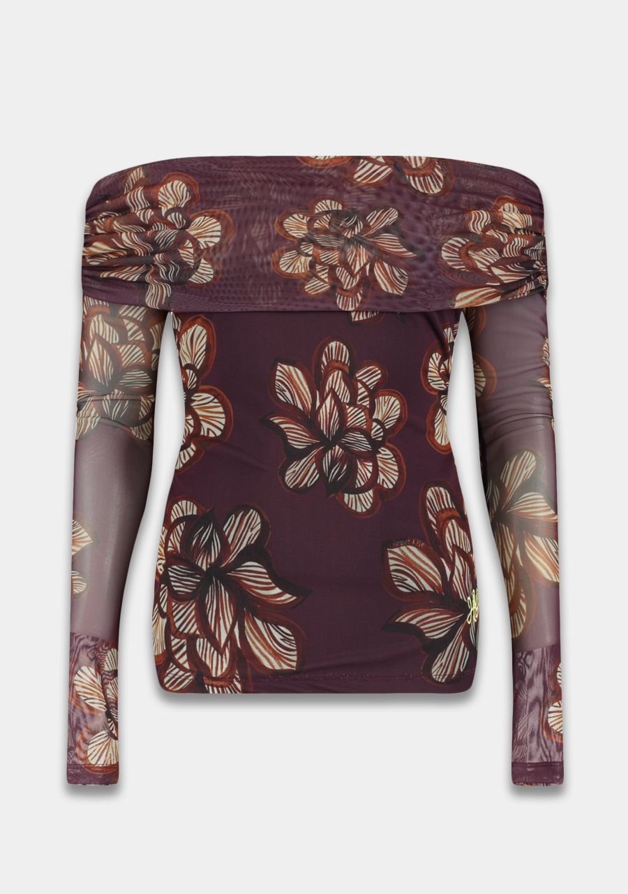 Harper & Yve Top Jenny SS6T503 Donker Paars