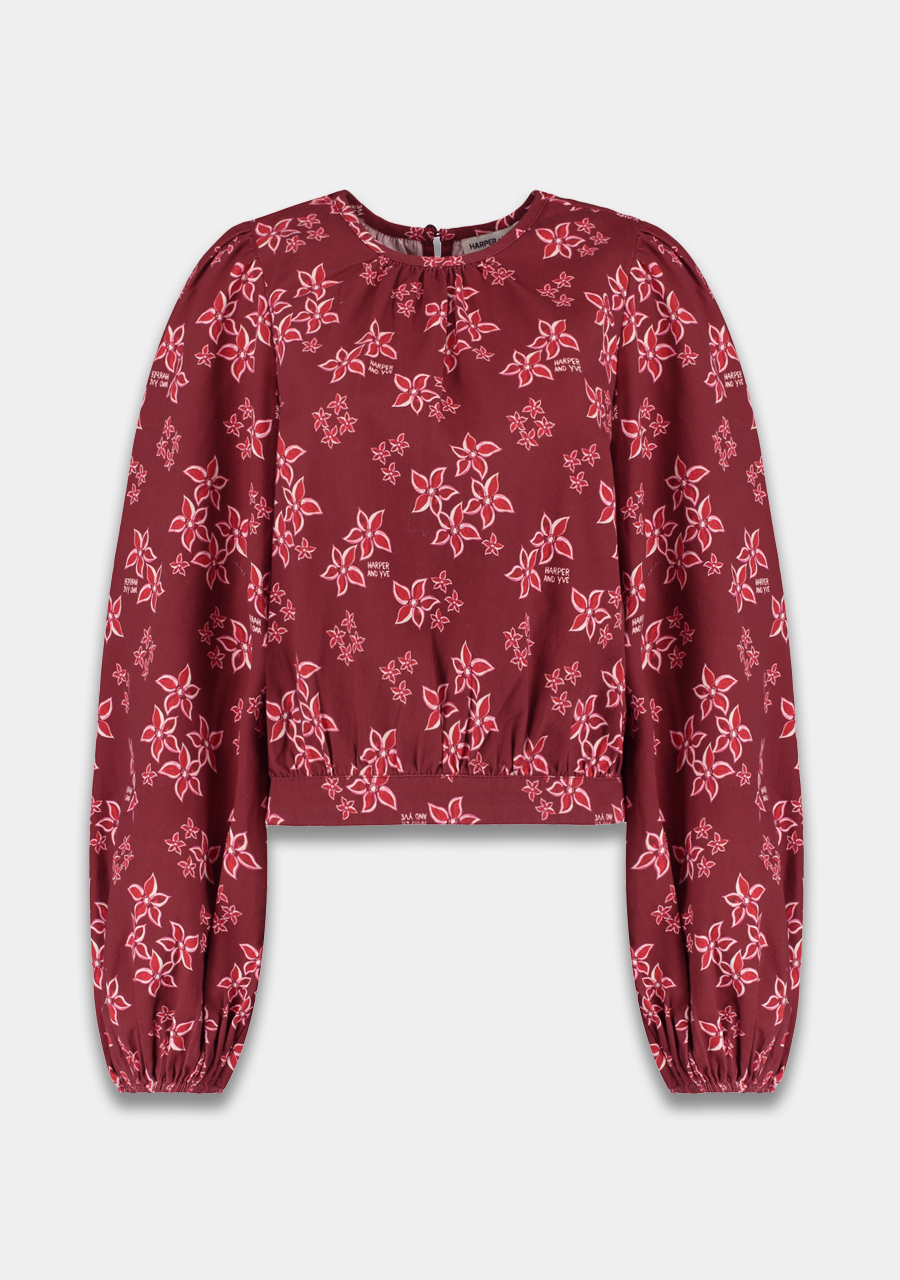 Harper & Yve Blouse Dolly AW25C606 Bordeaux