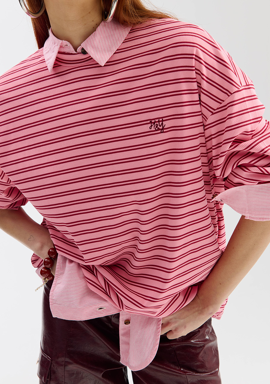 Harper & Yve Shirt Tommy SS6P604 Rose