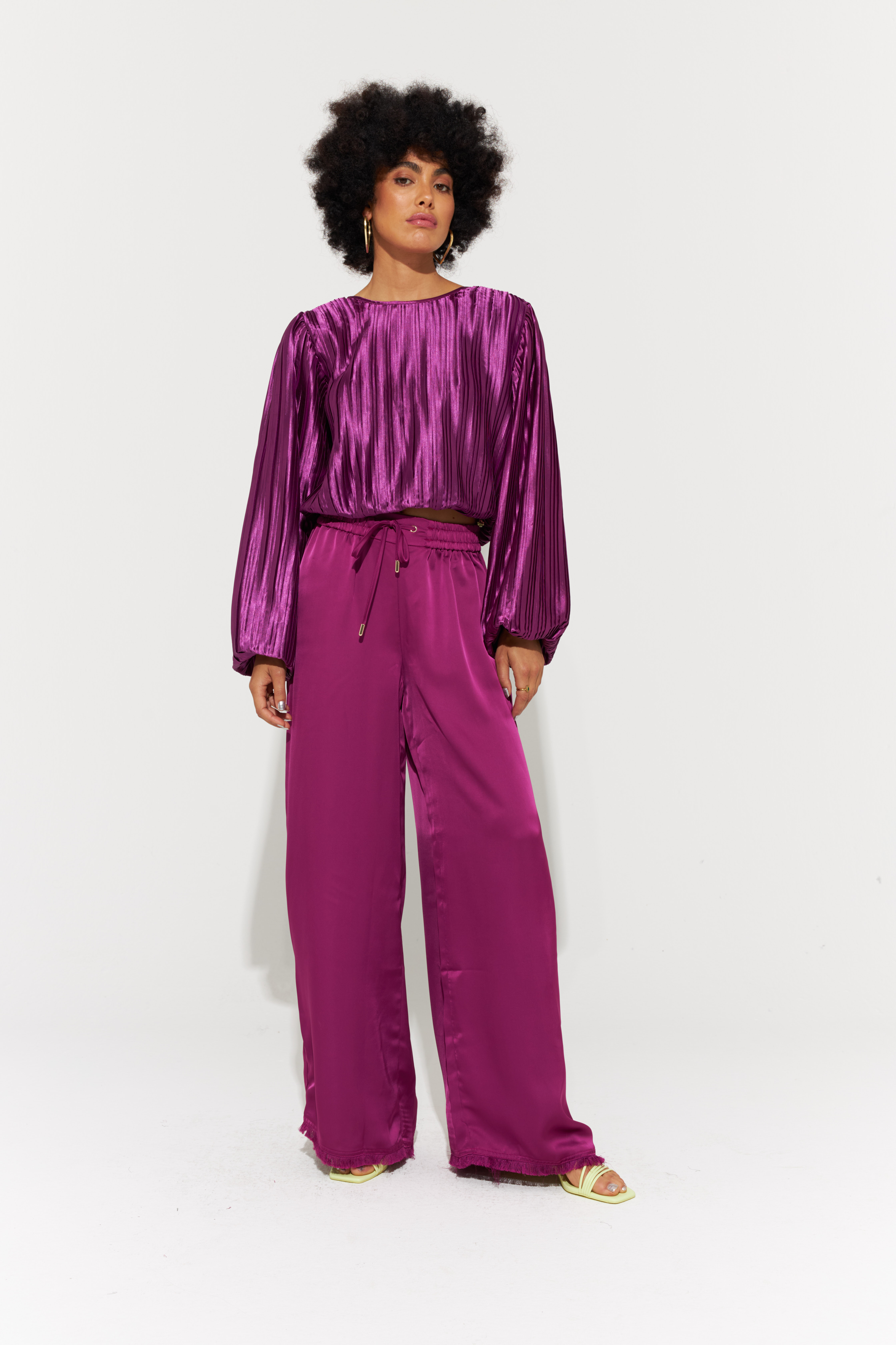 Harper & Yve Blouse Danni FW23P614 Donker Paars