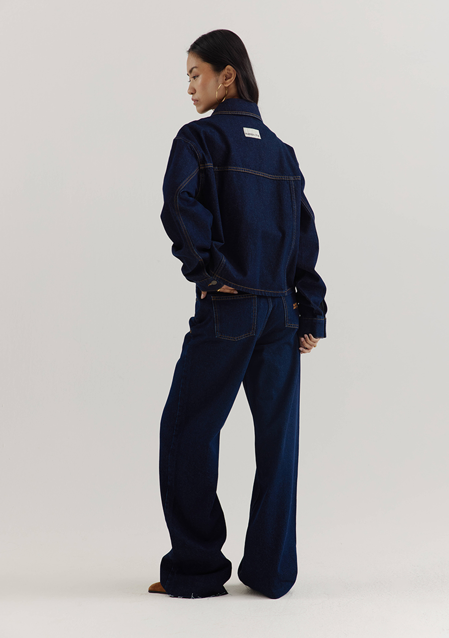 Harper & Yve Jacket Wally AW25R201 Donker blauw