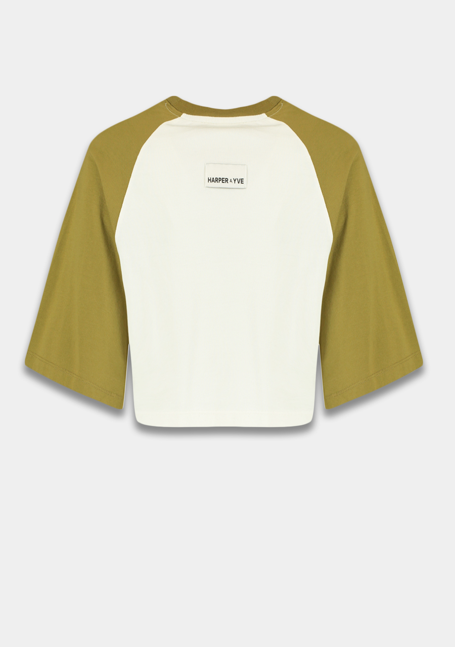 Harper & Yve T-shirt Mexican summer SS6Y300 Groen