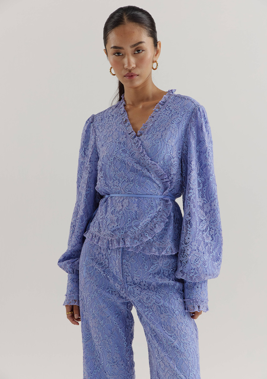 Harper & Yve Blouse Coby DW25P610 Licht blauw