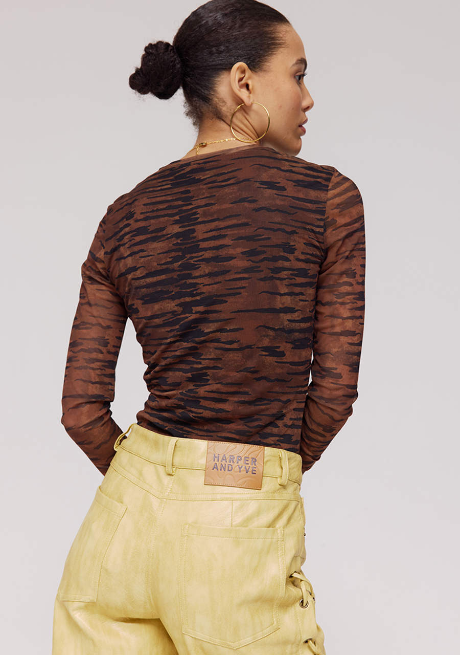 Harper & Yve Broek Sally DW25P111 Geel