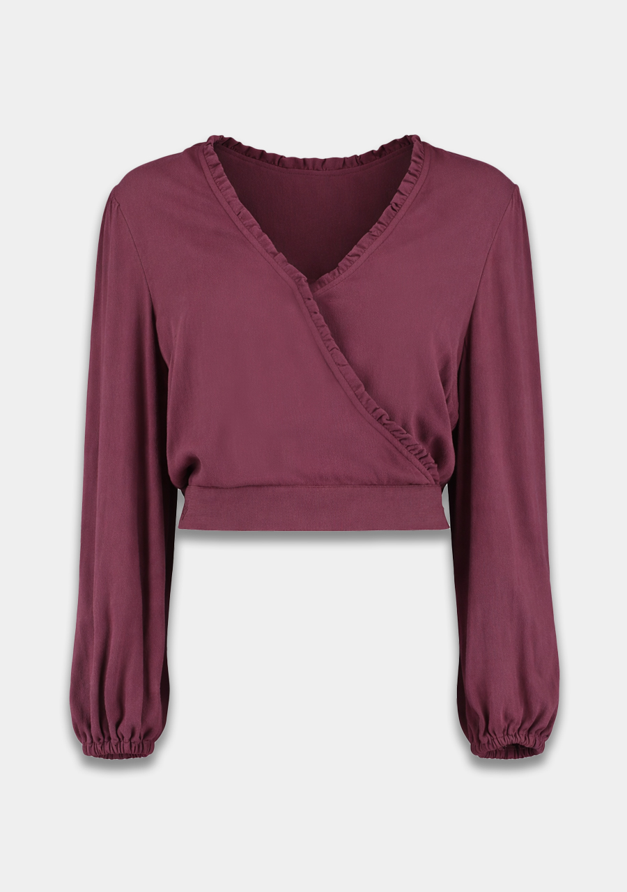 Harper & Yve Blouse Flora HS6P610 Paars