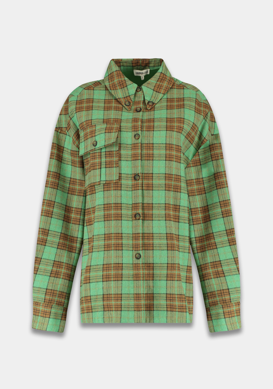 Harper & Yve Blouse Selena AW25P602 Groen Harper & Yve Blouse Selena AW25P602 Groen