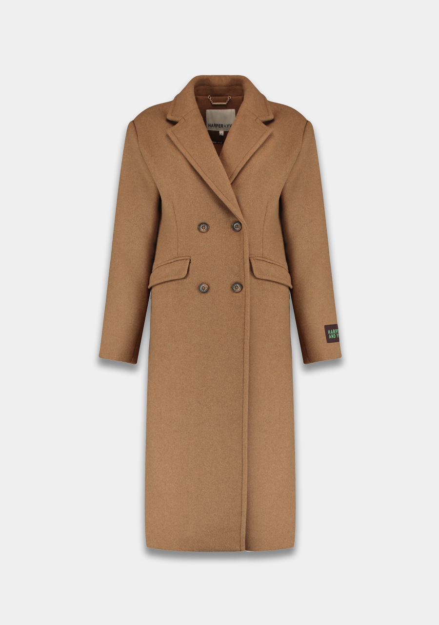 Harper & Yve Mantel Hazel AW25N223 Bruin