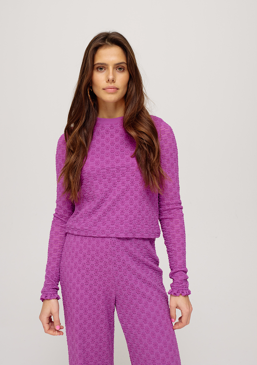 Harper & Yve Top Fenn SS25P605 Paars