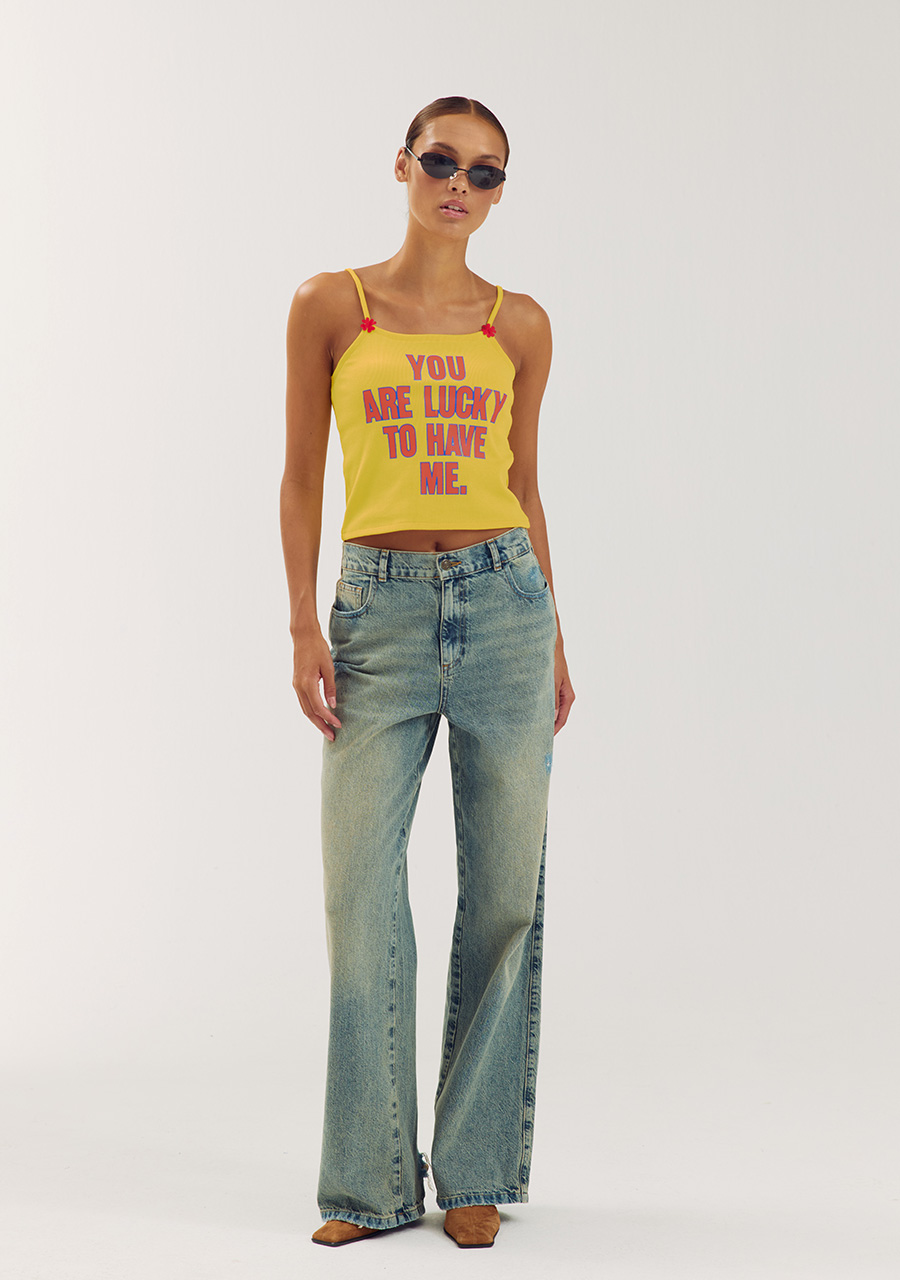 Harper & Yve Jeans Lucky Yve AWT6D100 Jeans blauw