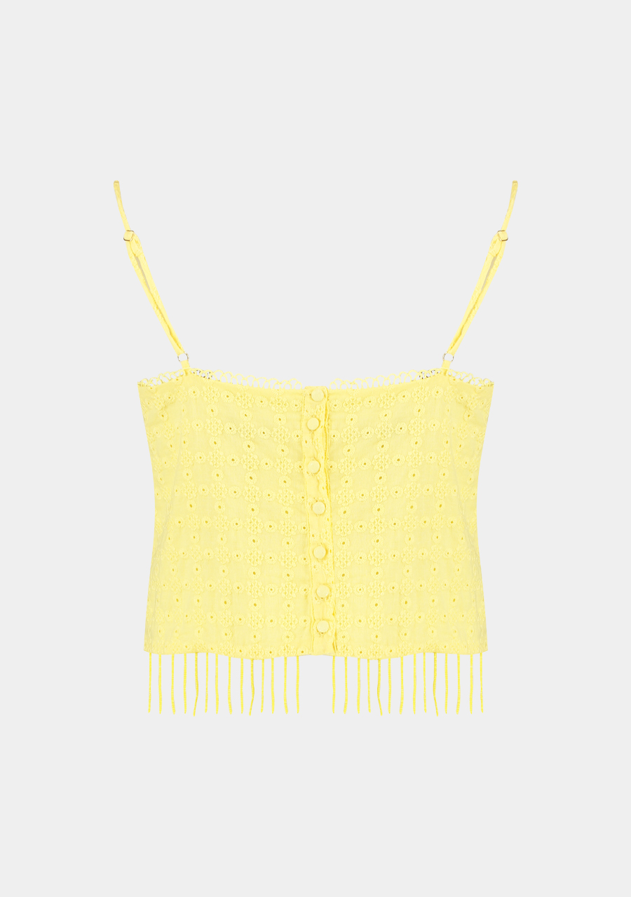 Harper & Yve Top Liva HS24P420 Geel