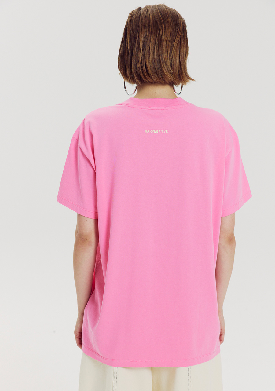 Harper & Yve T-shirt Wheel AW6Y302 Rose